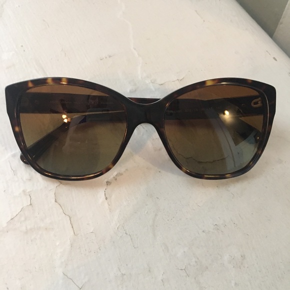 Dolce & Gabbana Accessories - Dolce & Gabbana Polarized Tortoise Sunglasses